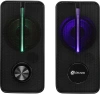 Колонки Оклик OK-120U 2.0 черный 6Вт