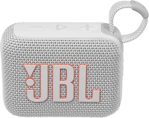 Колонка порт. JBL GO 4 белый 4.2W 1.0 BT 850mAh (JBLGO4WHT)