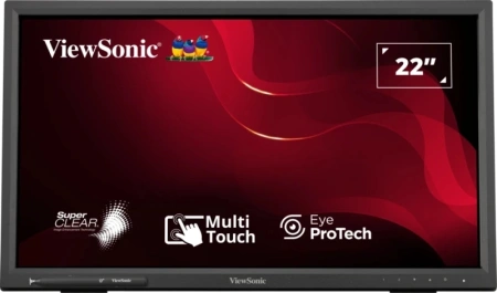 Монитор ViewSonic 21.5" TD2223-2 черный VA LED 16:9 DVI HDMI M/M глянцевая 250cd 178гр/178гр 1920x1080 75Hz VGA FHD USB Touch 4.2кг