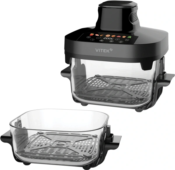 Аэрогриль Vitek AF8800 10л 1500Вт серый/черный