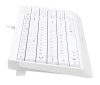 Клавиатура A4Tech FK15 белый USB (FK15 WHITE) кабель 1.5м