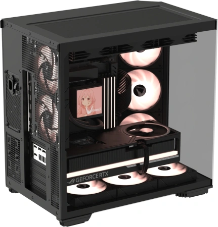 Корпус Formula Crystal Z7 черный без БП E-ATX 12x120mm 2x140mm 1xUSB3.0 audio bott PSU