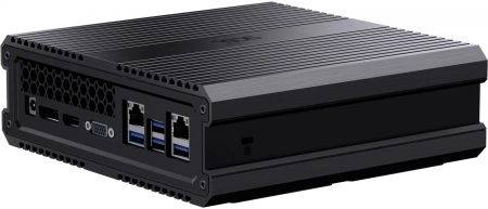 Неттоп Acer Gadget E10 ETBox i7 13620H (2.4) 16Gb SSD512Gb UHDG Windows 11 Pro 2.5xGbitEth+1xGbitEth WiFi BT 120W черный