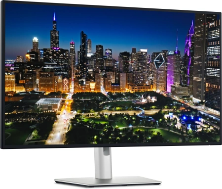 Монитор Dell 31.5" UltraSharp U3225QE серебристый IPS LED 16:9 HDMI матовая HAS Piv 3000:1 450cd 178гр/178гр 3840x2160 120Hz DP 4K USB 9.34кг