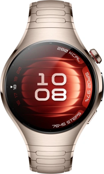 Смарт-часы Huawei Watch 5 Soc-L29M 42мм 1.38" AMOLED корп.бежевый рем.песочный разм.брасл.:120-190 мм (55020EVP)