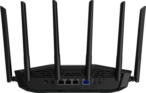 Роутер беспроводной Asus TUF-BE6500 BE6500 100/1000/2500BASE-T черный