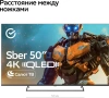 Телевизор QLED Sber 50" SDX-50UQ5231 Салют ТВ Frameless темно-серый 4K Ultra HD 60Hz DVB-T DVB-T2 DVB-C DVB-S DVB-S2 USB WiFi Smart TV