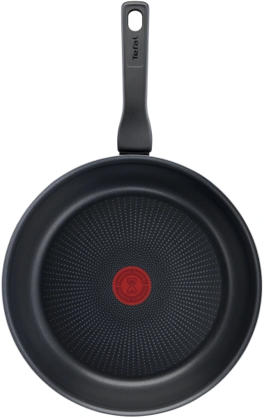Сковорода Tefal Force 4218922 круглая 22см покрытие: Titanium ручка несъемная (с крышкой) черный (9100048320)