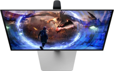 Монитор Samsung 27" Odyssey G6 S27DG600SIXCI черный OLED LED 1ms 16:9 HDMI матовая HAS Piv 250cd 178гр/178гр 2560x1440 360Hz FreeSync Premium Pro DP Quad 2K (1440p) USB 6.9кг