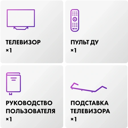 Телевизор QLED Haier 50" Smart TV S2 Pro Frameless черный 4K Ultra HD 60Hz DVB-T DVB-T2 DVB-C DVB-S DVB-S2 USB WiFi Smart TV (RUS)