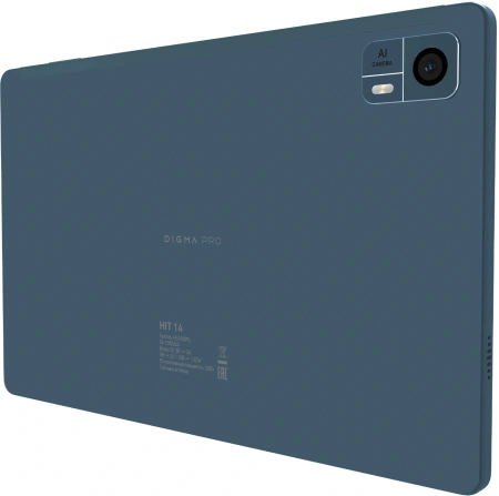 Планшет Digma Pro HIT 14 T606 (1.6) 8C RAM4Gb ROM128Gb 10.4" IPS 2000x1200 4G Android 13 синий 13Mpix 5Mpix BT WiFi microSD 128Gb 7000mAh 500hrs