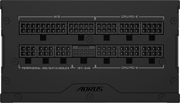 Блок питания Gigabyte ATX 850W Aorus Elite GP-AE850PM PG5 Gen.5 80+ platinum (20+4pin) APFC 120mm fan 8xSATA Cab Manag RTL