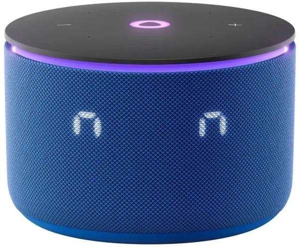 Умная колонка Yandex Станция Мини 3 Про Алиса синий 18W 1.0 BT/Wi-Fi (YNDX-00059BLU)