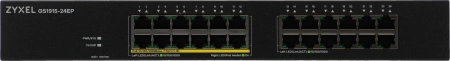 Коммутатор Zyxel GS1915-24EP-EU0101F (L2) 24x1Гбит/с 12PoE+ 130W управляемый