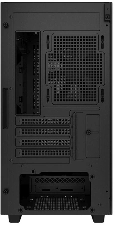 Корпус Deepcool CH370 черный без БП mATX 7x120mm 4x140mm 2xUSB3.0 audio bott PSU