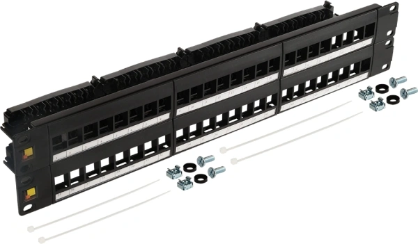 Патч-панель наборная Lanmaster LAN-PPN48OK-UTP 19" 2U 48x UTP