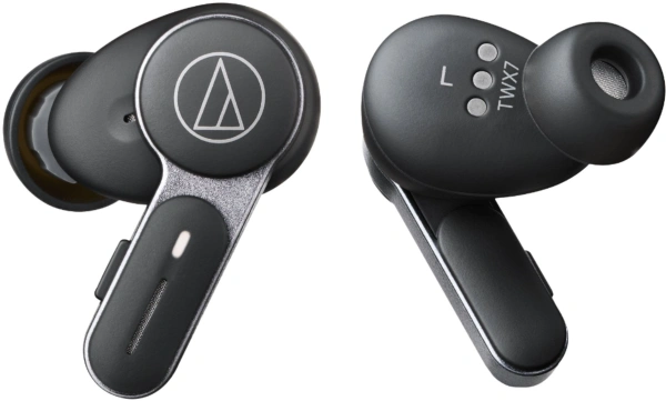 Гарнитура внутриканальные Audio-Technica ATH-TWX7 черный беспроводные bluetooth в ушной раковине (ATH-TWX7BK)