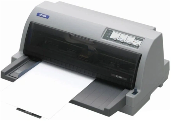 Принтер матричный Epson LQ-690 Flatbed (C11CJ82402/C11CA13041/13051) серый