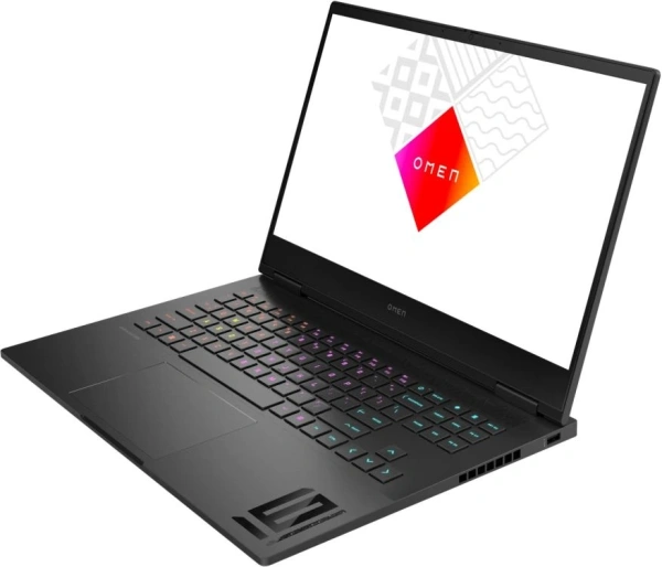 Ноутбук HP Omen 16-wf1004ci Core i7 14700HX 16Gb SSD1Tb NVIDIA GeForce RTX4050 6Gb 16.1" IPS FHD (1920x1080) FreeDOS black WiFi BT Cam (A1WE9EA)