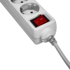 Сетевой фильтр PC Pet AP01006-E-G 1.8м (5 розеток) серый (пакет ПЭ)