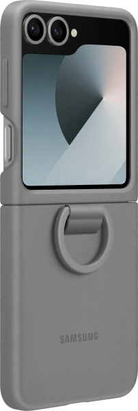 Чехол (клип-кейс) Samsung для Samsung Galaxy Z Flip6 Silicone Case Flip 6 (F741) серый (EF-PF741TJEGRU)