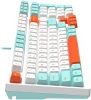 Клавиатура A4Tech FS300 механическая белый USB for gamer LED (FS300 PANDA SNORKLENING) кабель 1.8м