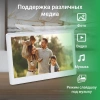 Фоторамка Digma 13.3" PF-1300 IPS 1920x1080 белый пластик ПДУ Видео