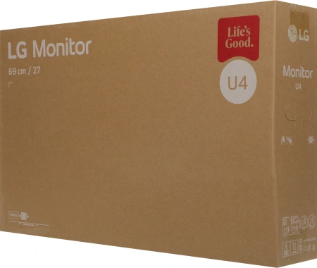 Монитор LG 27" UltraFine 27U411A-B черный IPS LED 16:9 HDMI матовая 1500:1 250cd 178гр/178гр 1920x1080 120Hz VGA FHD 4.2кг