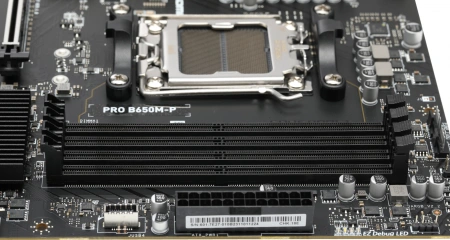 Материнская плата MSI PRO B650M-P Socket AM5 AMD B650 4xDDR5 mATX AC`97 8ch(7.1) 2.5Gg RAID+VGA+HDMI+DP