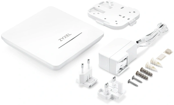 Точка доступа Zyxel NebulaFlex NWA90BE-EU0102F BE5100 10/100/1000/2500BASE-T белый