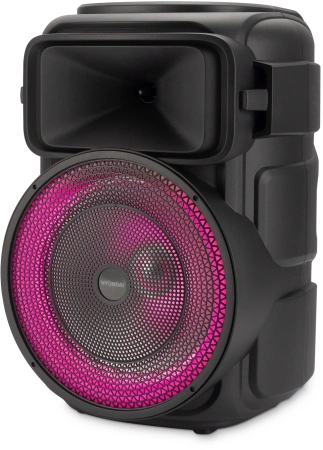 Минисистема Hyundai H-MC1298 черный 17Вт FM USB BT micro SD