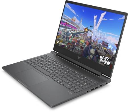 Ноутбук HP Victus 16-r1076ci Core i7 14650HX 16Gb SSD512Gb NVIDIA GeForce RTX4050 6Gb 16.1" IPS FHD (1920x1080) FreeDOS silver WiFi BT Cam (B09JWEA)