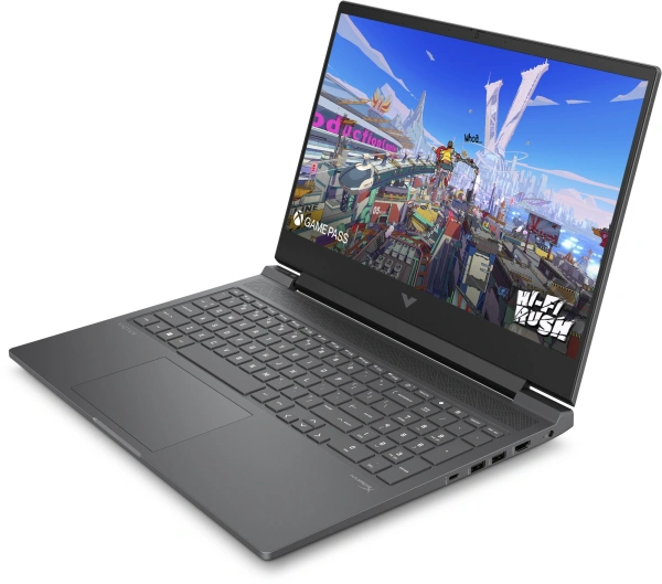 Ноутбук HP Victus 16-r0028nia Core i5 13500H 16Gb SSD512Gb NVIDIA GeForce RTX 3050 6Gb 16.1" IPS FHD (1920x1080) без ОС dk.silver WiFi BT Cam (81Q20EA)
