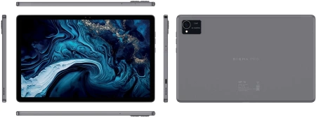 Планшет Digma Pro HIT 16 T616 (2.0) 8C RAM8Gb ROM128Gb 10.4" IPS 2000x1200 4G Android 13 серый 13Mpix 5Mpix BT WiFi microSD 1Tb 7000mAh
