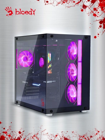 ПК Bloody BD-PC CZ79C3 MT i7 13700KF (3.4) 32Gb SSD1Tb RTX4070Ti Super 16Gb Windows 11 Home 64 GbitEth 850W черный (RUS) (2086022)