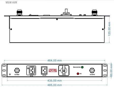 Байпас Powercom MBSW16HW