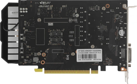Видеокарта Afox PCI-E 3.0 AF1650S-4096D6H1-V2 NVIDIA GeForce GTX 1650SUPER 4Gb 128bit GDDR6 1485/12000 DVIx1 HDMIx1 DPx1 HDCP Ret