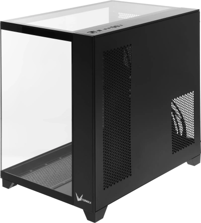 Корпус Formula Crystal Z9 черный без БП ATX 7x120mm 2xUSB3.0 audio bott PSU