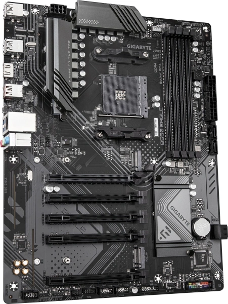 Материнская плата Gigabyte B550 EAGLE Soc-AM4 AMD B550 4xDDR4 ATX AC`97 8ch(7.1) GbLAN RAID+HDMI
