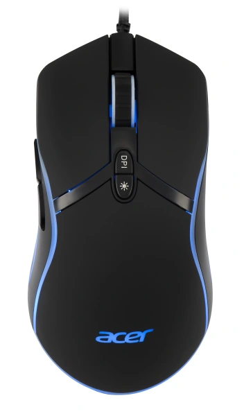 Мышь Acer OMW144 черный оптическая 7200dpi USB 7but (ZL.MCEEE.014)