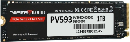 Накопитель SSD Patriot PCIe 5.0 x4 1TB PV593P1TBM28H Viper VP593 M.2 2280