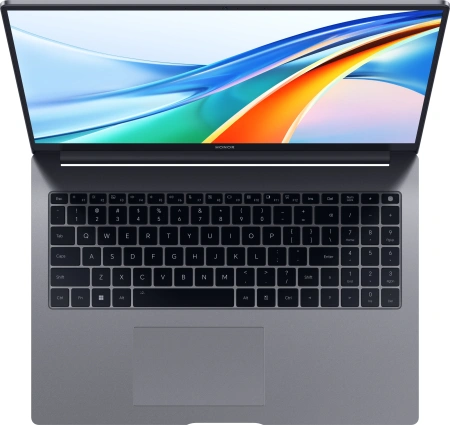 Ноутбук Honor MagicBook X16 Plus 2024 BRI-76 Ryzen 7 8845HS 16Gb SSD512Gb AMD Radeon 780M 16" IPS WUXGA (1920x1200) Windows 11 Home grey space WiFi BT Cam (5301AJPD)