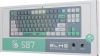 Клавиатура A4Tech S87 Energy механическая серый USB for gamer LED (S87 USB ENERGY ASH) кабель 1.8м
