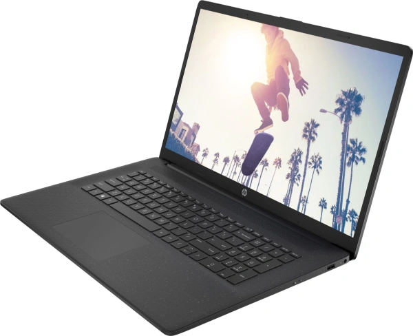 Ноутбук HP 17-cn2187ng Core i3 1215U 8Gb SSD512Gb Intel UHD Graphics 17.3" IPS FHD (1920x1080) FreeDOS black WiFi BT Cam (9Q9J5EA)