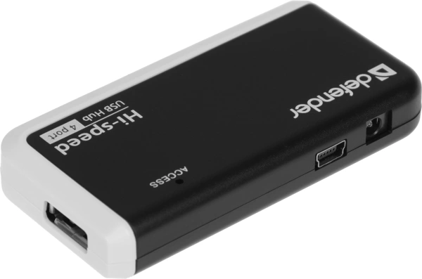 Разветвитель USB 2.0 Defender Quadro Infix 4порт. черный (83504)