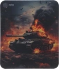 Коврик для мыши Cactus Burning tank рисунок 300x250x3мм (CS-MP-D04M)