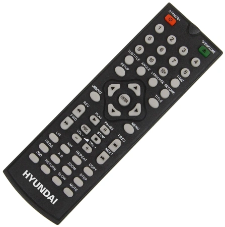 Плеер DVD Hyundai H-DVD100 черный ПДУ