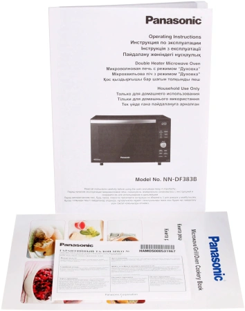 Микроволновая Печь Panasonic NN-DF383BZPE 23л. 1070Вт черный/голубой