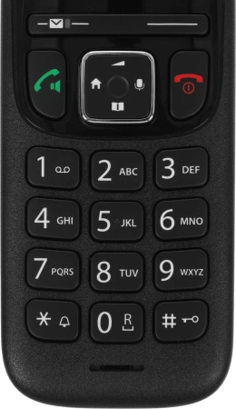Трубка доп. Dect Gigaset AS690HX черный для AS690