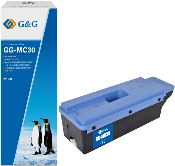 Бункер G&G GG-MC30 (MC-30 емкость для отработанных чернил) для Canon Pro2000/2100/4000/4000S/4100/4100S/6000/6000S